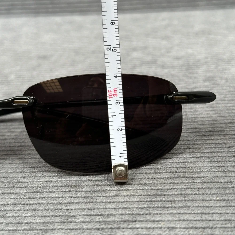 Maui Jim Ho'okipa Sport Y2K Sunglasses Black Rimless MJ-907-02 Japan 64/17-130
